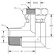 World Wide Fittings Male Pipe To Female Pipe Swivel 90 Deg. Stainless Steel 1501X08X08SS - alternate 1